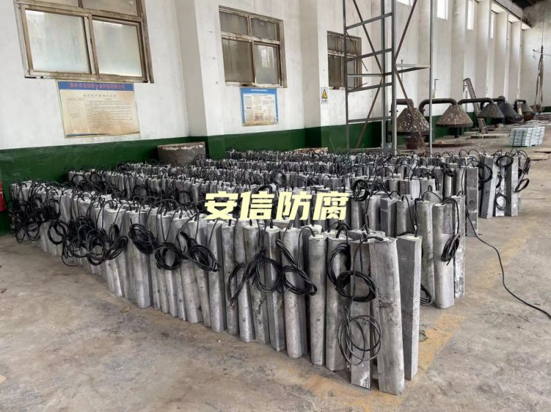 我公司鎂陽(yáng)極，鋁合金陽(yáng)極，鋁犧牲陽(yáng)極，鎂陽(yáng)極，鎂合金犧牲陽(yáng)極在呼和浩特?zé)捰蛷S的使用被評(píng)為優(yōu) 秀生產(chǎn)商